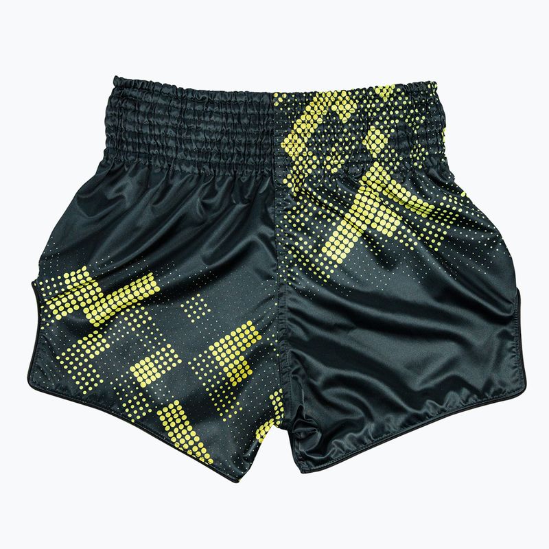 Tréningové šortky Fairtex Muay Thai S1931 Heart of Gold black/gold 2