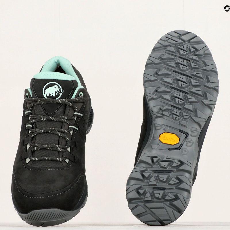 Dámske trekové topánky Mammut Nova IV Low GTX dark steel/neo mint 12