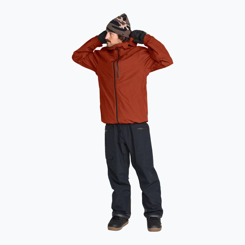 Pánska snowboardová bunda Volcom L Gore-Tex Jacket burnt orange 2
