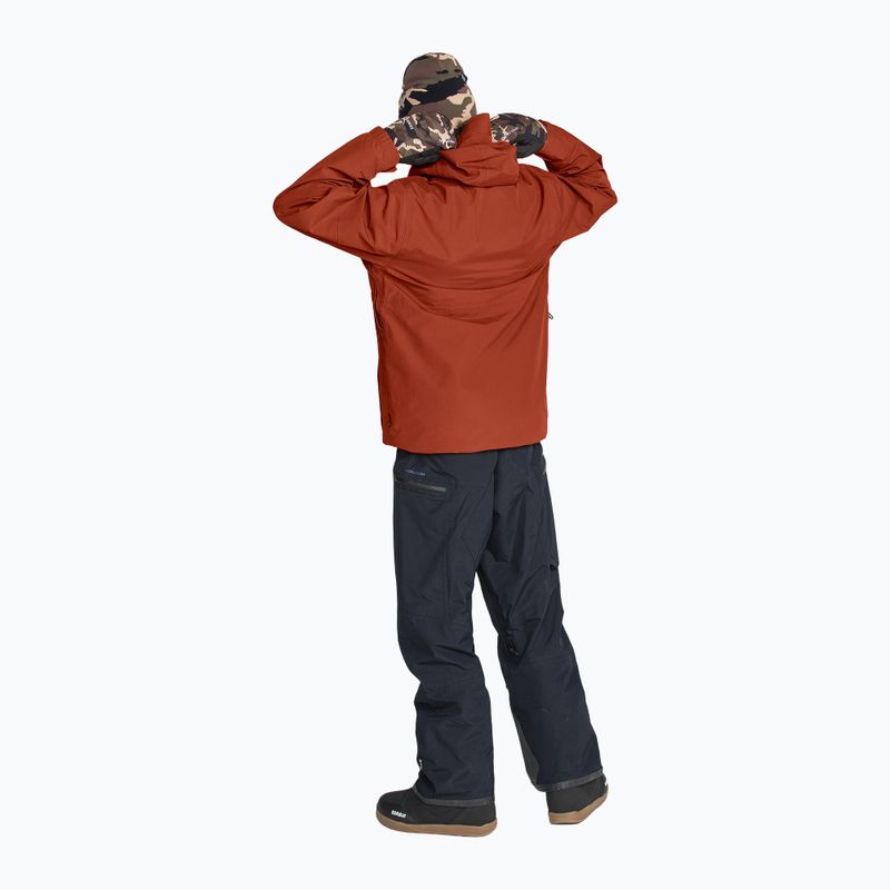 Pánska snowboardová bunda Volcom L Gore-Tex Jacket burnt orange 3