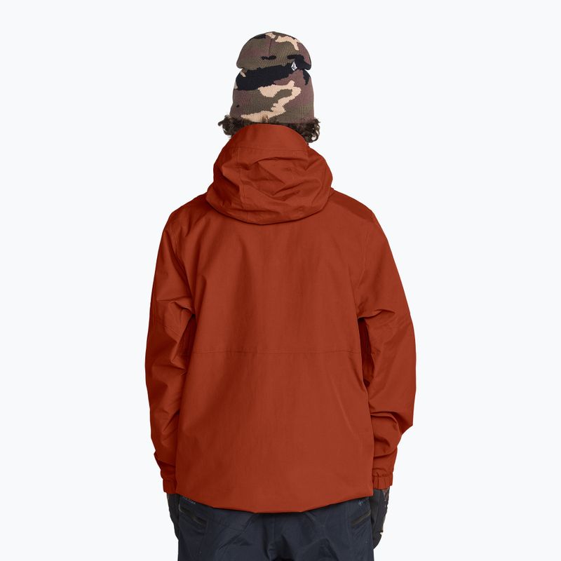 Pánska snowboardová bunda Volcom L Gore-Tex Jacket burnt orange 4