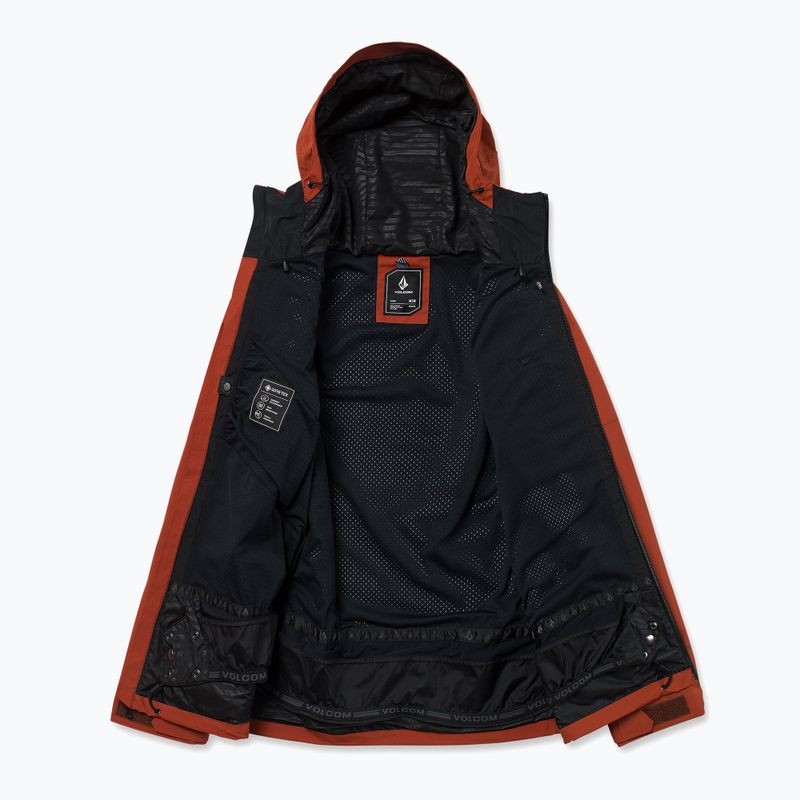 Pánska snowboardová bunda Volcom L Gore-Tex Jacket burnt orange 11