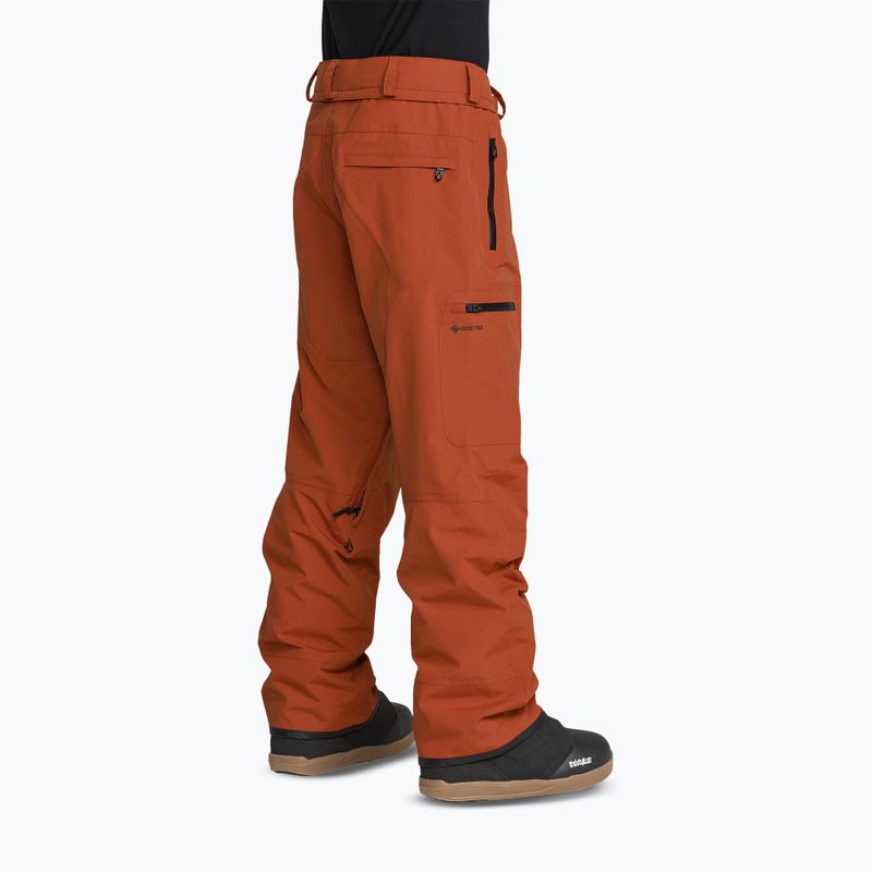 Pánske snowboardové nohavice Volcom L Gore-Tex Pant Burnt Orange 6