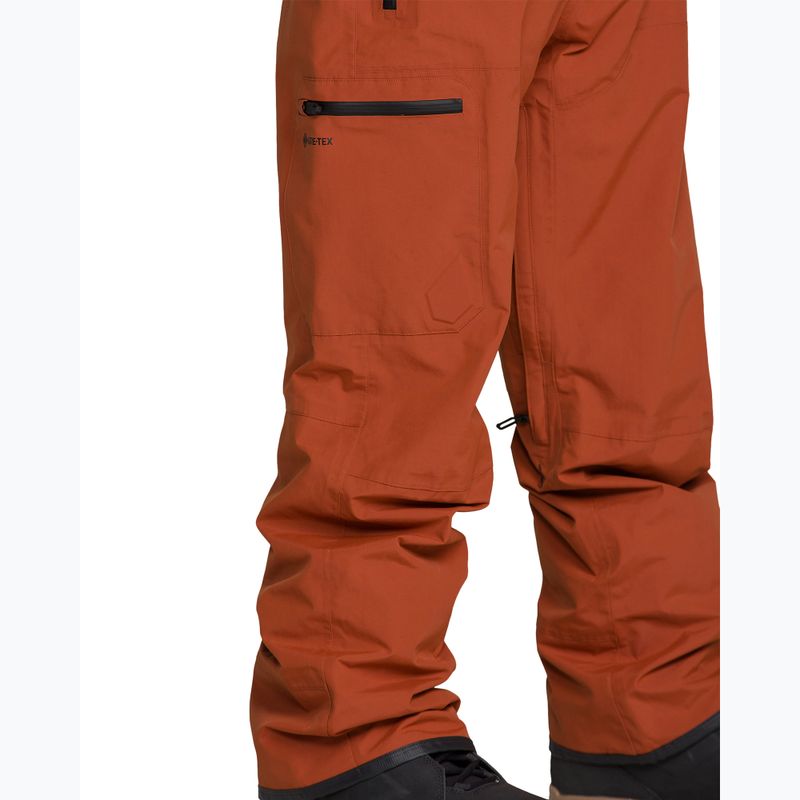 Pánske snowboardové nohavice Volcom L Gore-Tex Pant Burnt Orange 7
