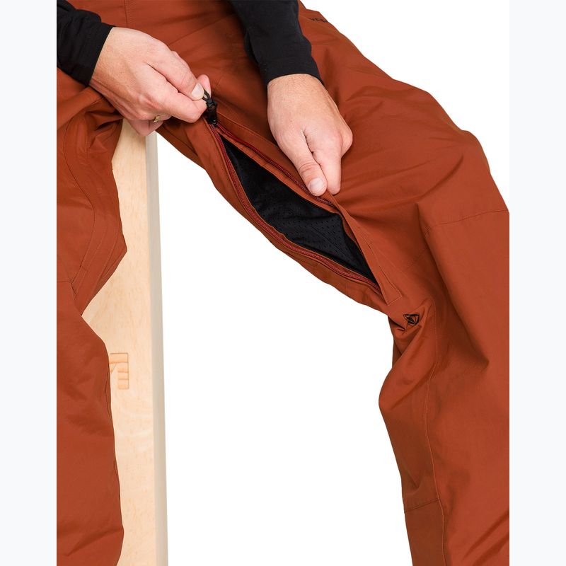 Pánske snowboardové nohavice Volcom L Gore-Tex Pant Burnt Orange 8