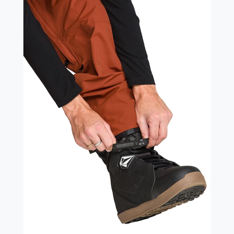 Pánske snowboardové nohavice Volcom L Gore-Tex Pant Burnt Orange 9