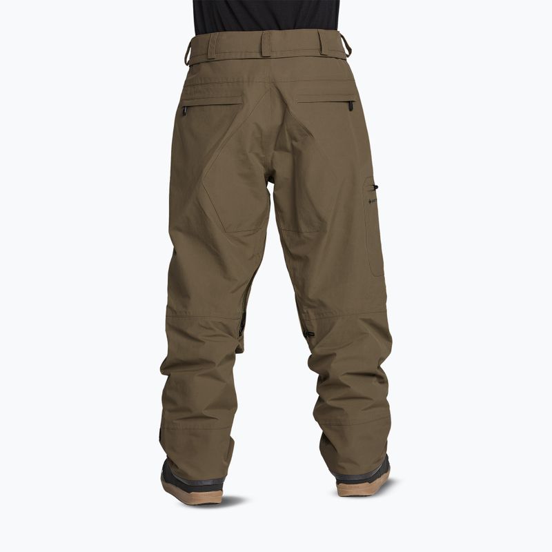 Pánske snowboardové nohavice Volcom L Gore-Tex Pant Teak 4
