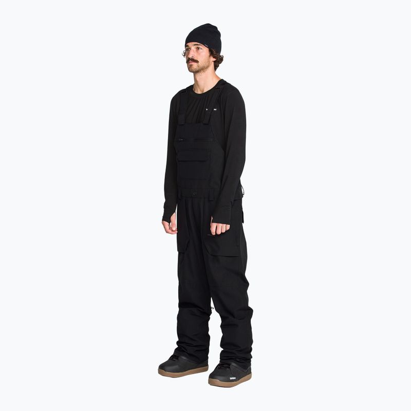 Pánske snowboardové nohavice Volcom Roan Bib Overall 2026 black