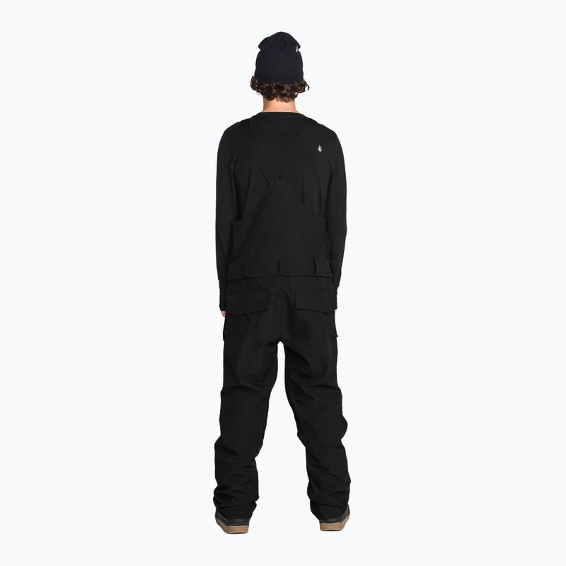 Pánske snowboardové nohavice Volcom Roan Bib Overall 2026 black 2