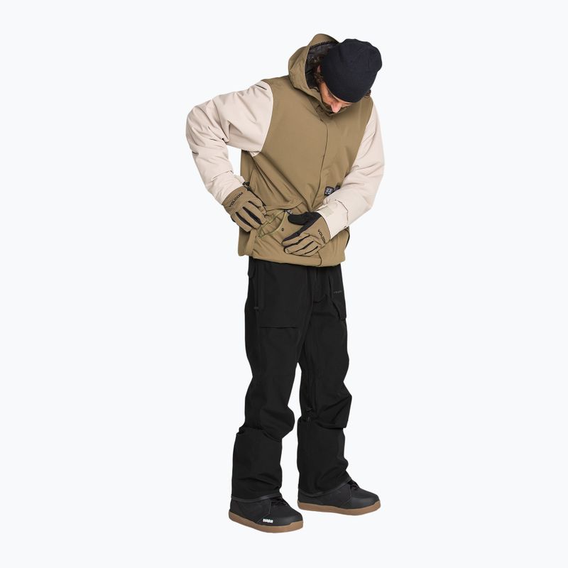 Pánske snowboardové nohavice Volcom Roan Bib Overall 2026 black 4
