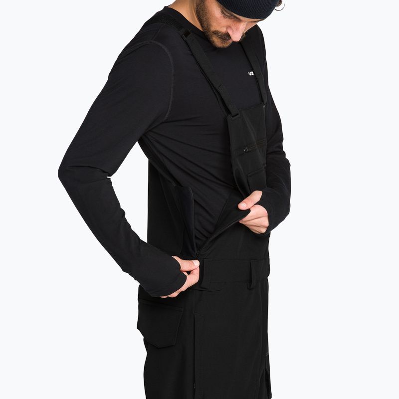 Pánske snowboardové nohavice Volcom Roan Bib Overall 2026 black 6