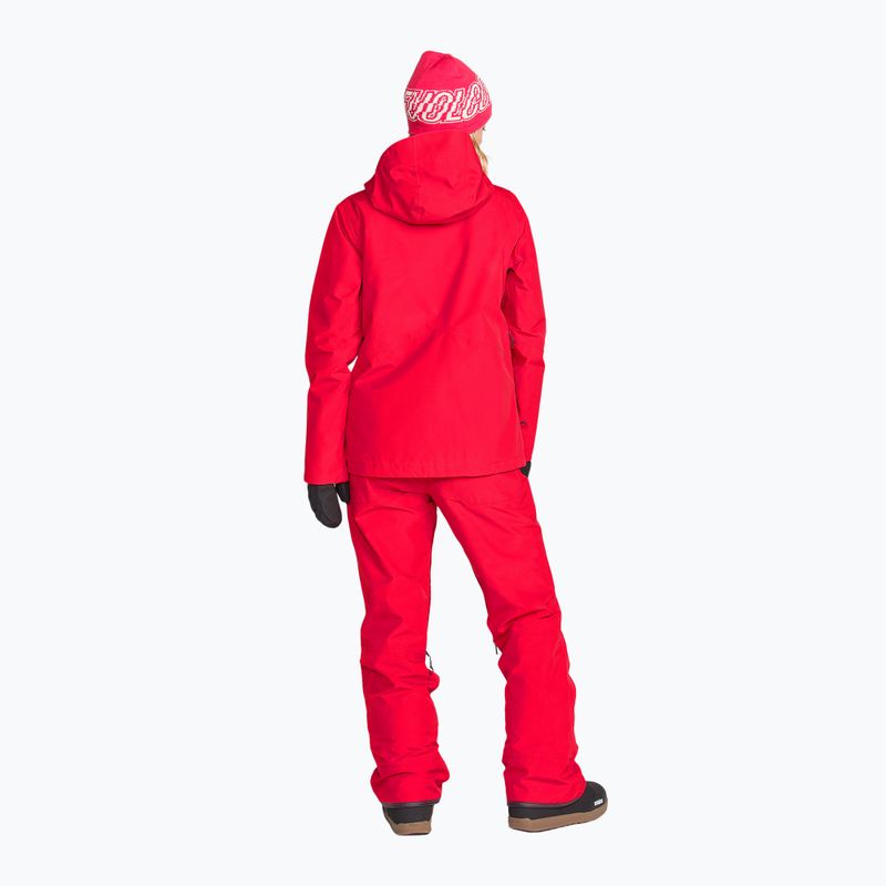 Dámske snowboardové nohavice Volcom Kanyon Insulated Gore Pant bright cherry 3