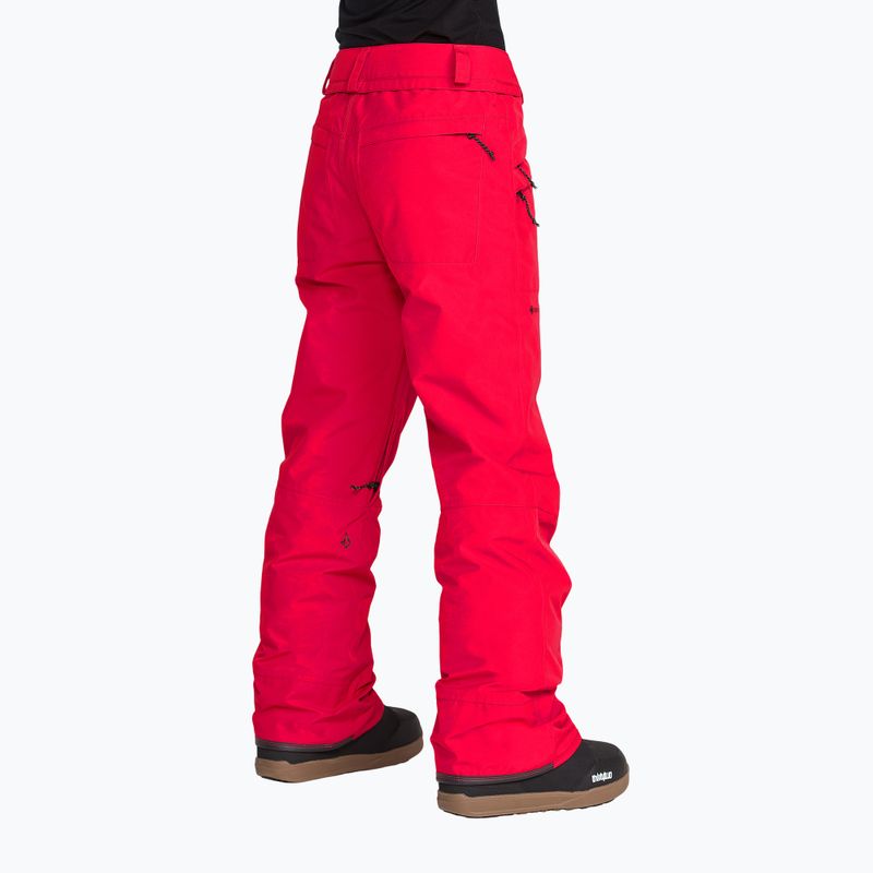 Dámske snowboardové nohavice Volcom Kanyon Insulated Gore Pant bright cherry 5