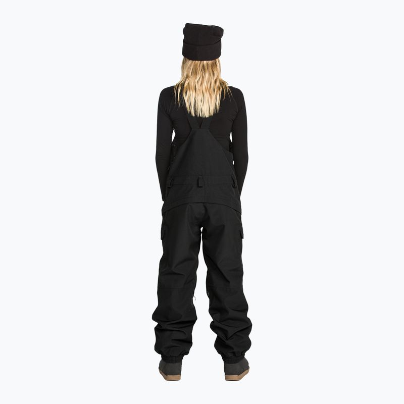 Dámske snowboardové nohavice Volcom Crestron 3D Stretch Bib Overall black 2