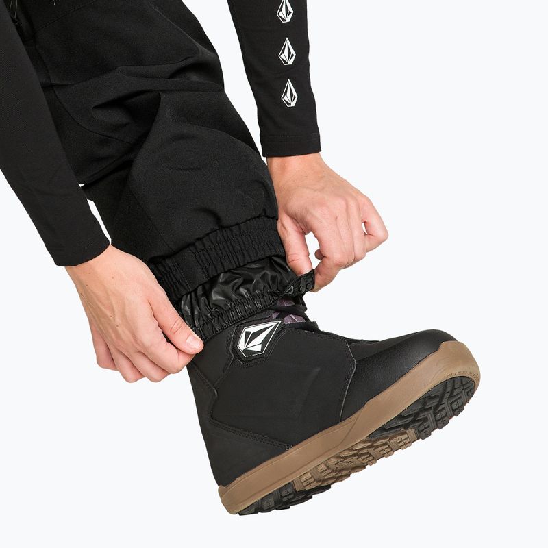 Dámske snowboardové nohavice Volcom Crestron 3D Stretch Bib Overall black 9