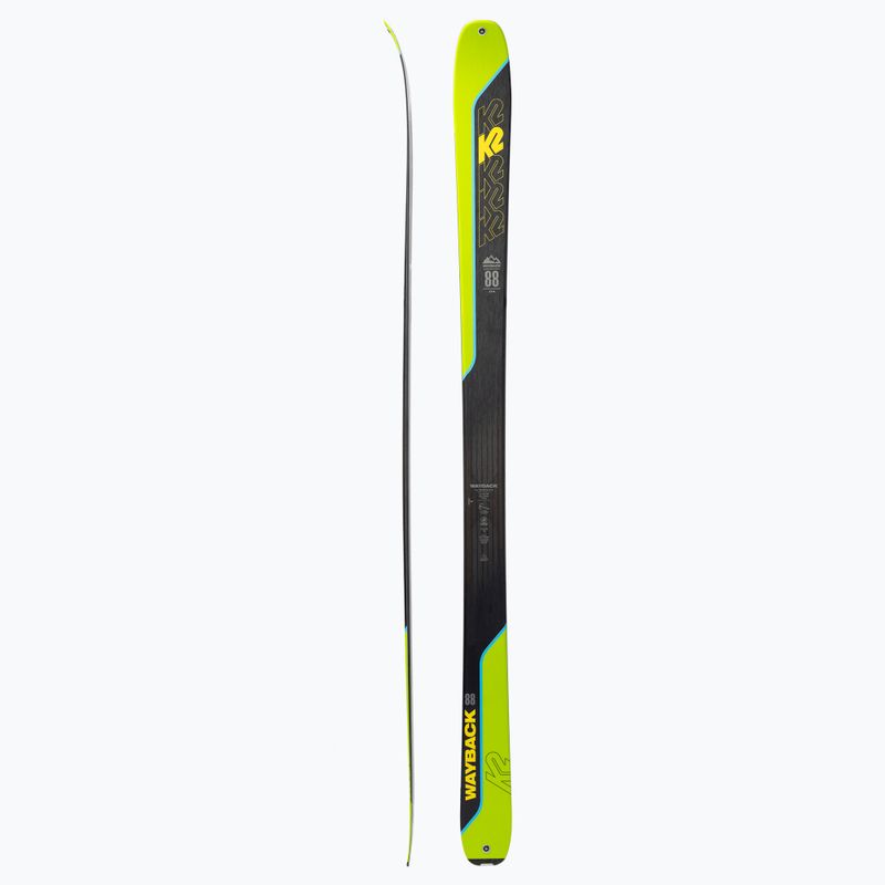 K2 Wayback 88 green 10E0202 lyže na skit 2