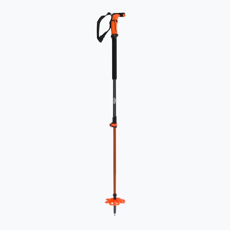 BCA Scepter Alu skitteringové palice čierno-oranžové 23E0201/11 6