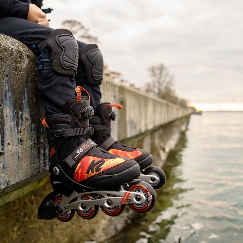 Detské kolieskové korčule K2 Sk8 Hero Boa Alu black 30F0118 7