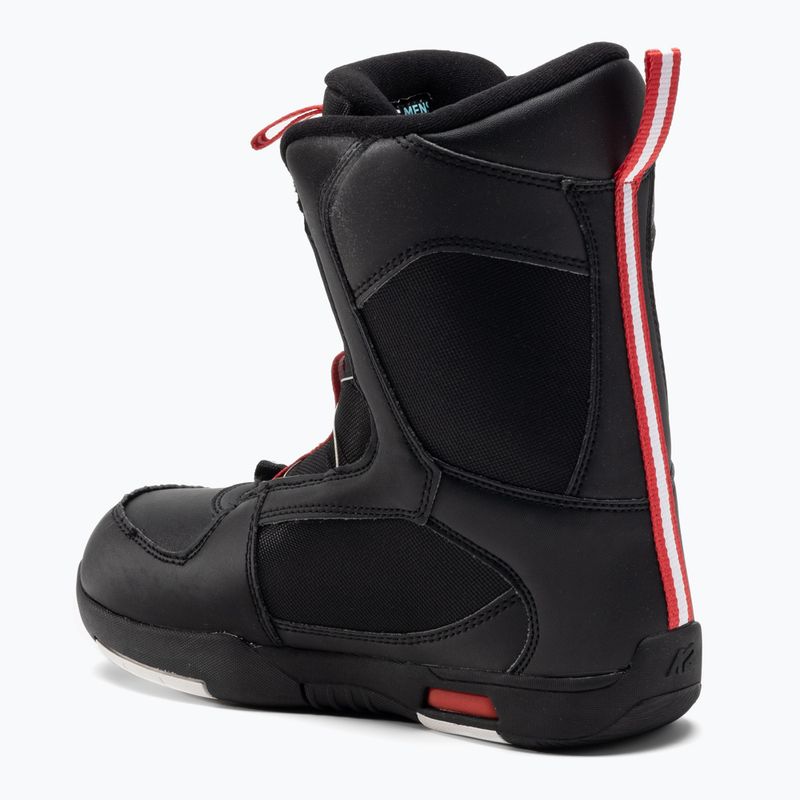 Detské topánky na snowboard K2 Mini Turbo black 11F2033 2