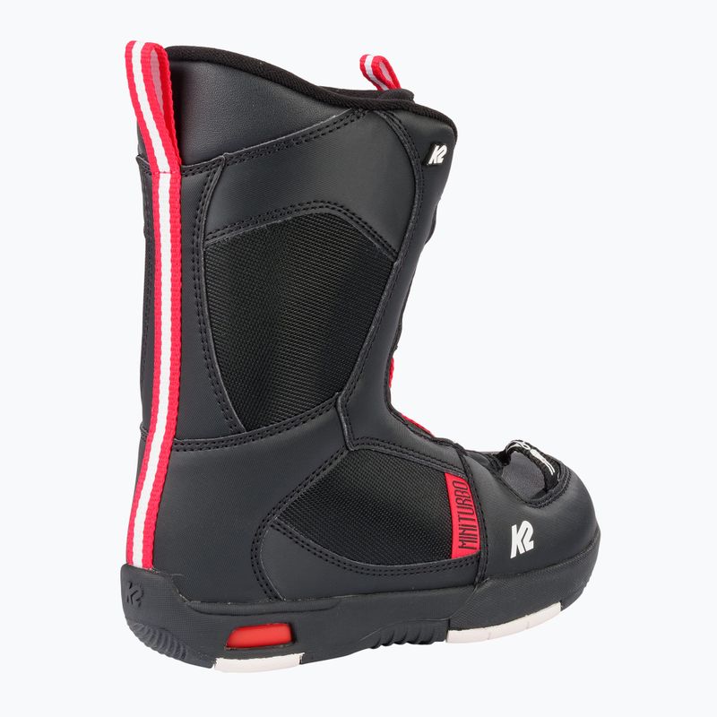 Detské topánky na snowboard K2 Mini Turbo black 11F2033 10