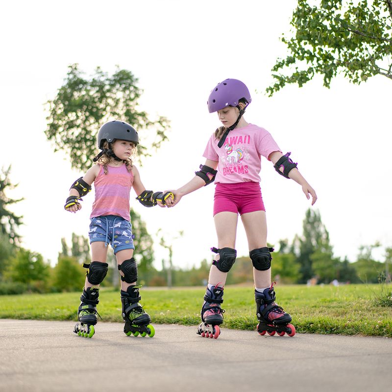 Detské kolieskové korčule K2 Raider black/green 30G0125 4