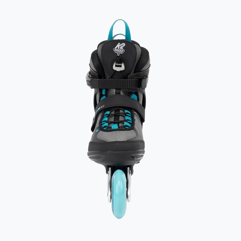 Dámske kolieskové korčule K2 Alexis 80 Alu grey/cyan 3