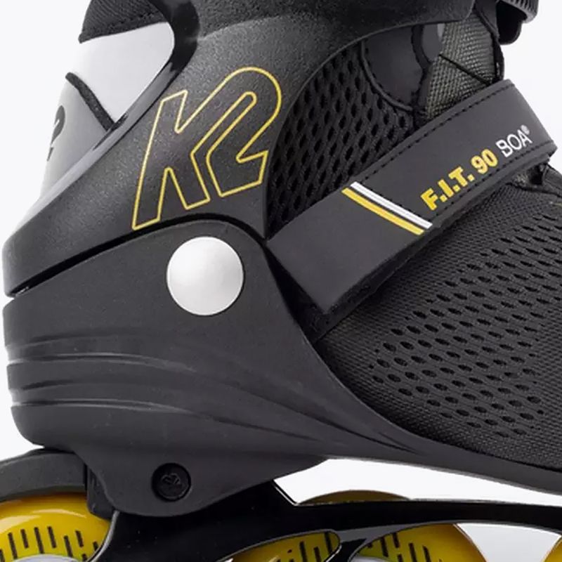 Pánske kolieskové korčule K2 F.I.T. 90 Boa black 30G0815 10