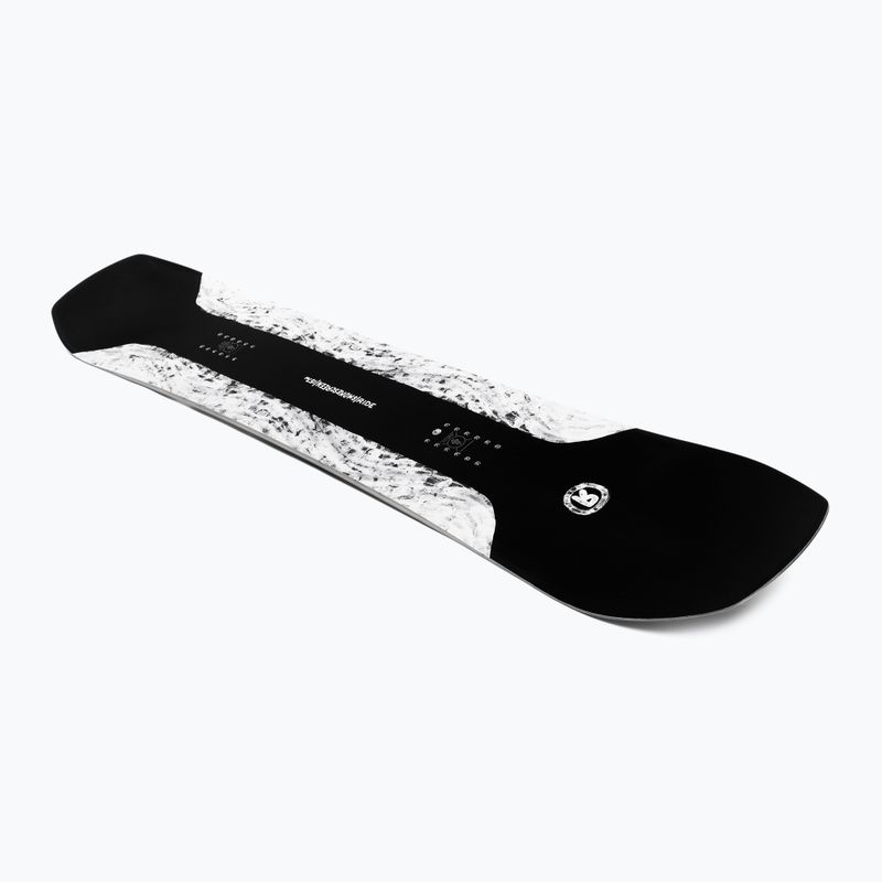 Snowboard RIDE Smokescreen čierno-biely 12G24 2