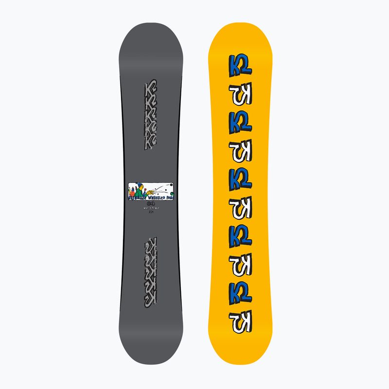 K2 World Peace sivo-žltý snowboard 11G0043/11