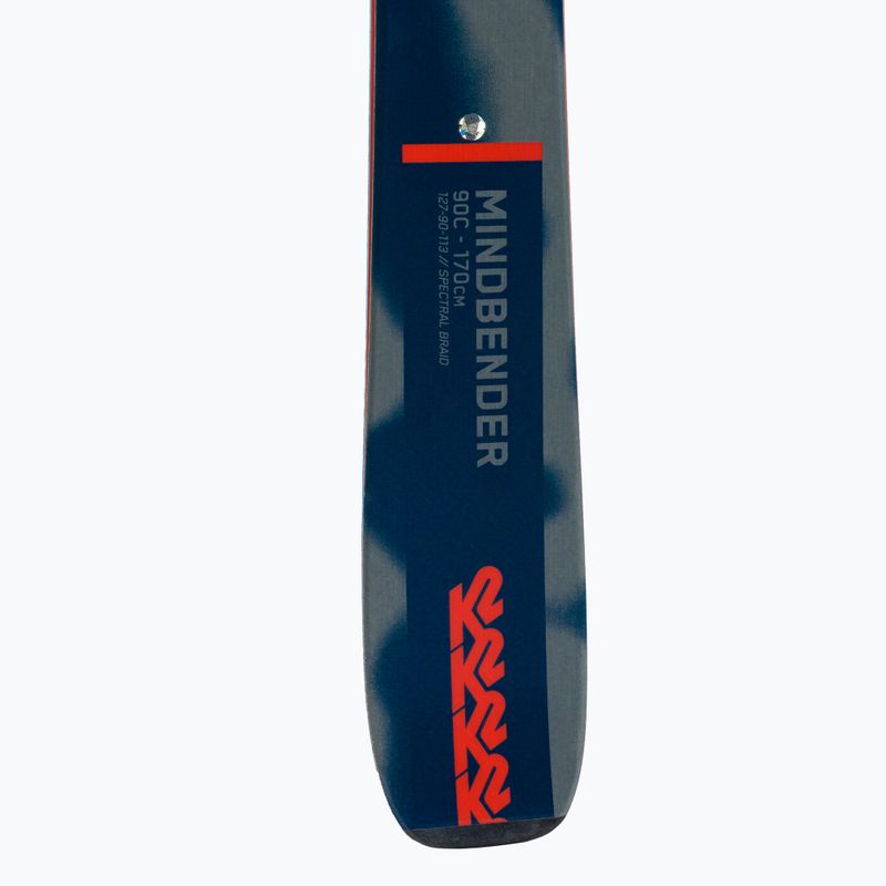K2 Mindbender 90C sivomodré lyže 10G0104.101.1 6