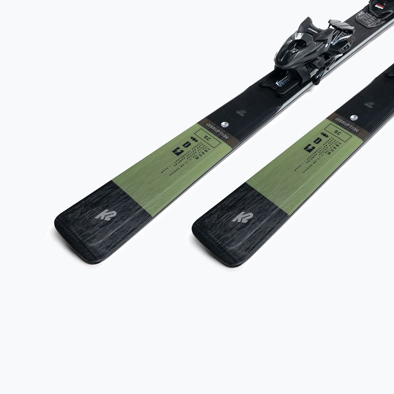 K2 Disruption SC + M3 11 Compact zjazdové lyže zelené 10G0003.142.1 9