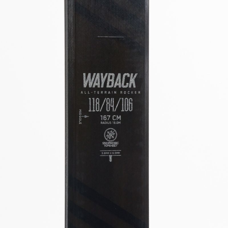 K2 Wayback 84 sivo-žlté lyže 10G0203.101.1 5