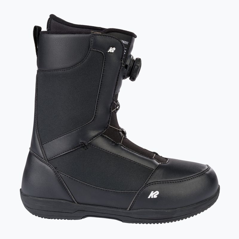 K2 Market snowboardové topánky čierne 11G2014 9