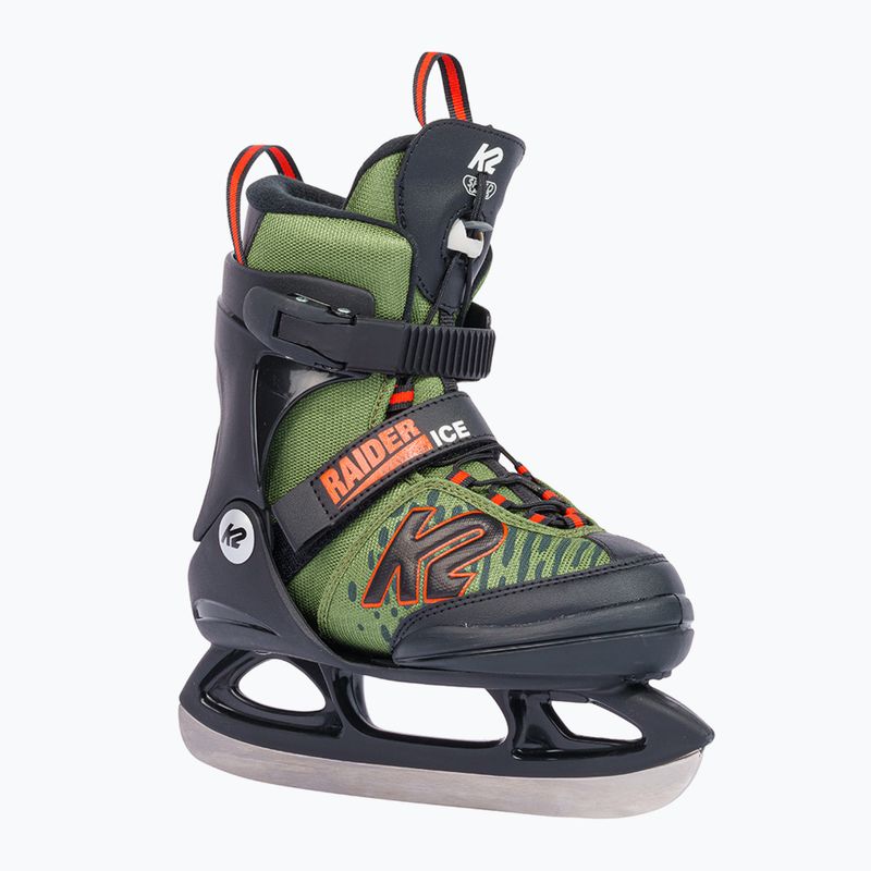 Detské korčule K2 Raider Ice zelené 25G0110/11 9