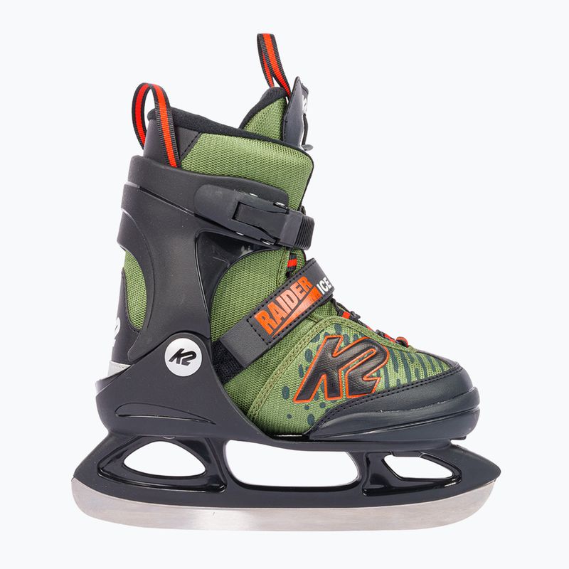 Detské korčule K2 Raider Ice zelené 25G0110/11 10