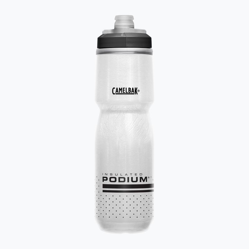 Cyklistická fľaša CamelBak Podium Chill 710 ml biela/čierna