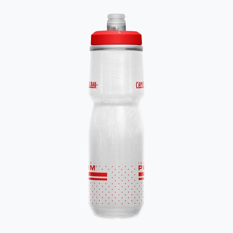 Cyklistická fľaša CamelBak Podium Chill 710 ml ohnivo červená/biela 2