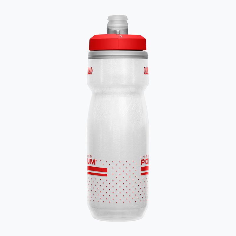 Cyklistická fľaša CamelBak Podium Chill 620 ml ohnivo červená/biela 2