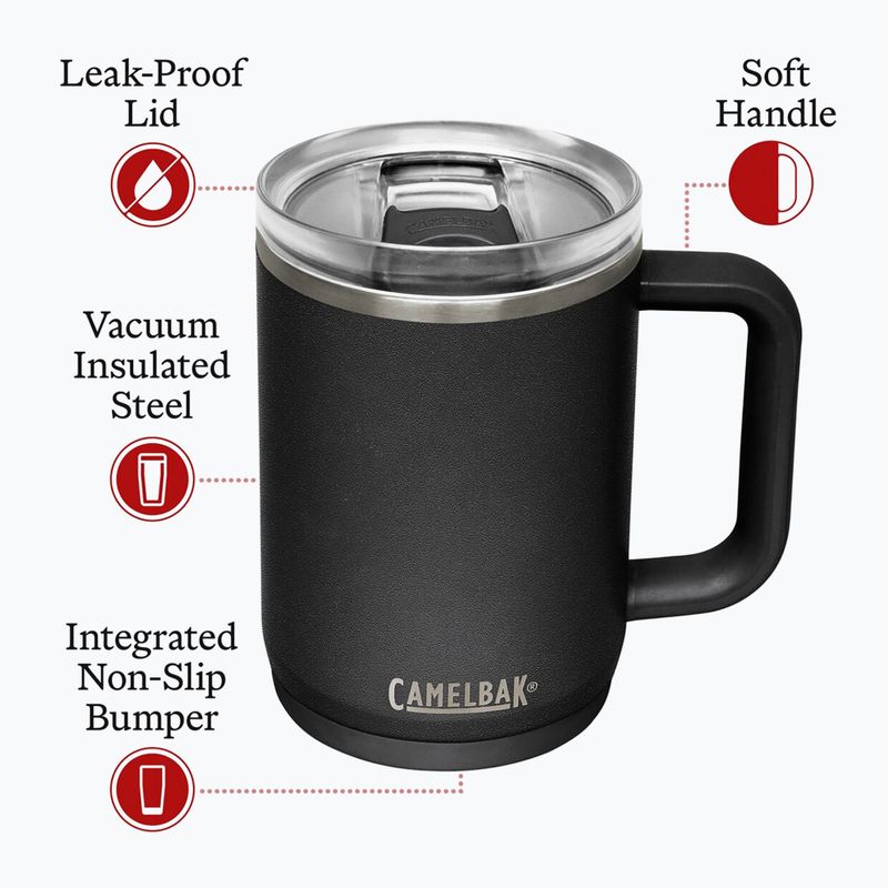Termohrnček CamelBak Thrive Mug Insulated SST 470 ml black 6