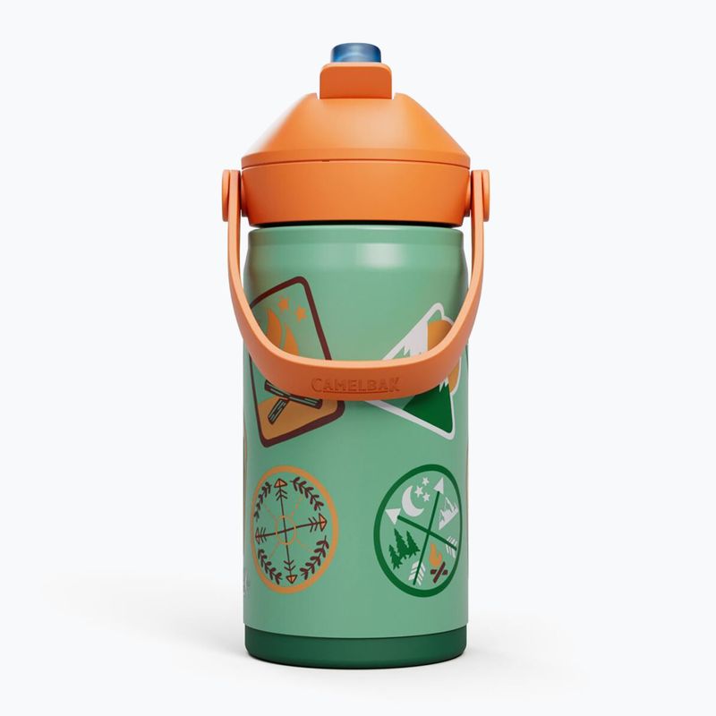 Termofľaša CamelBak Thrive Flip Straw Kids Insulated SST 350 ml camp badges 2
