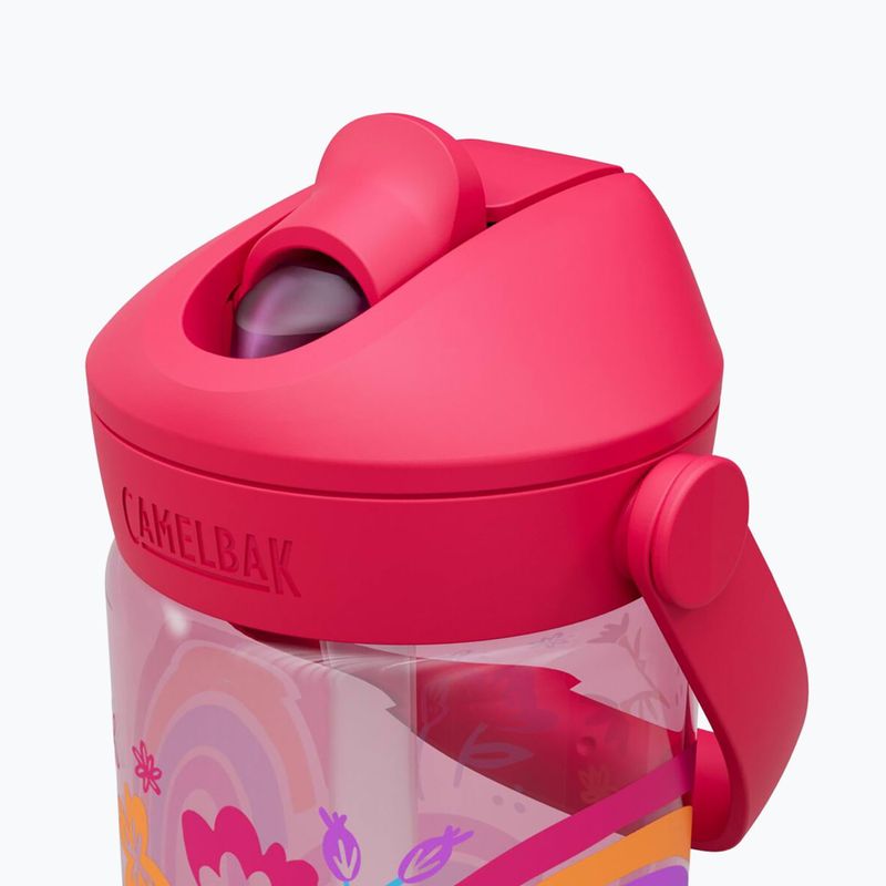 Cestovná fľaša CamelBak Thrive Flip Straw Kids 400 ml rainbow floral 4