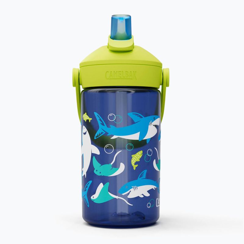 Cestovná fľaša CamelBak Thrive Flip Straw Kids 400 ml sharks and rays 2
