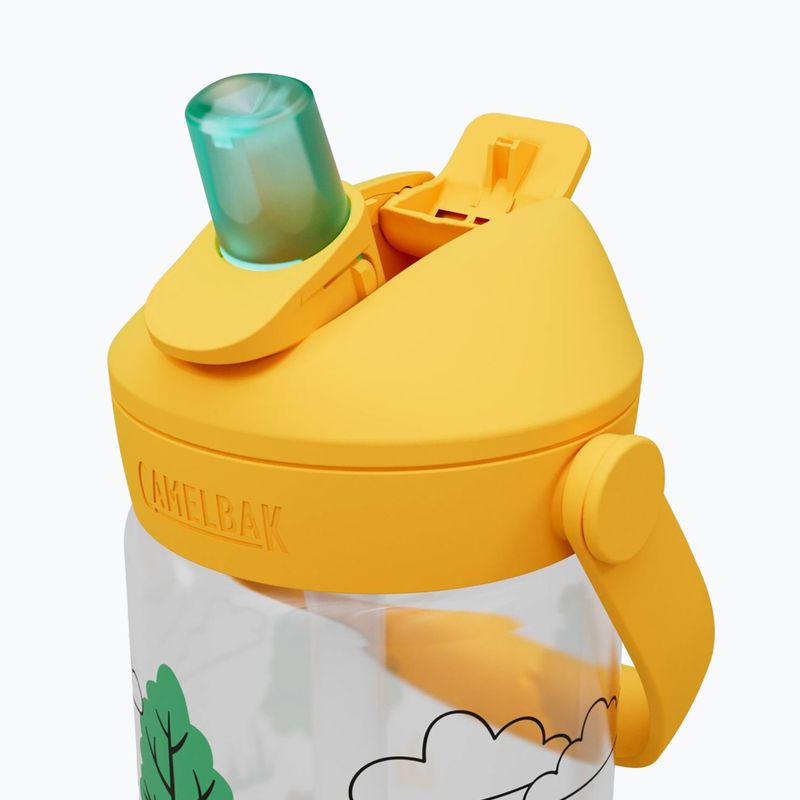 Cestovná fľaša CamelBak Thrive Flip Straw Kids 400 ml tractors and trees 3