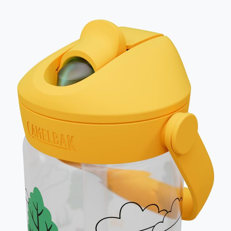 Cestovná fľaša CamelBak Thrive Flip Straw Kids 400 ml tractors and trees 5