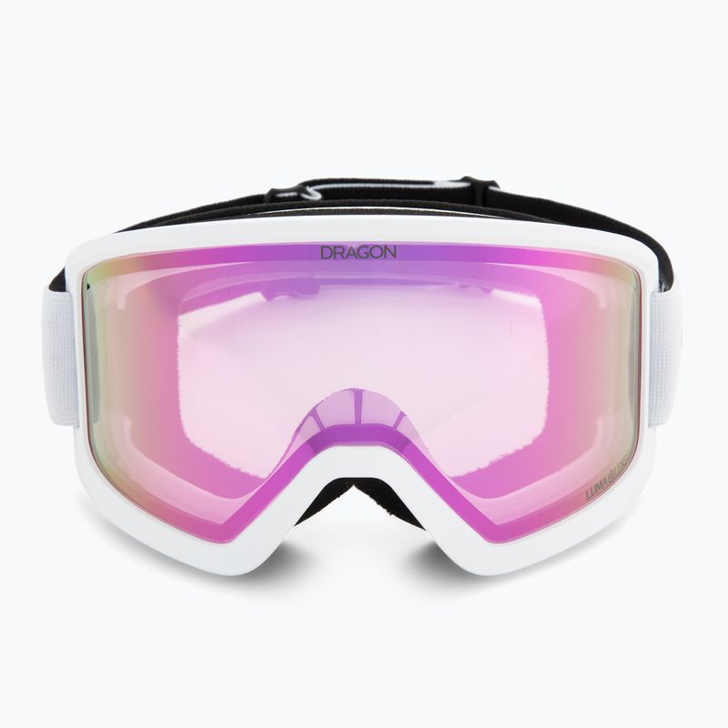 Lyžiarske okuliare Dragon DX3 OTG white/lumalens pink ion 2