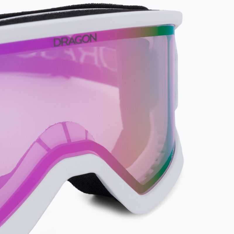 Lyžiarske okuliare Dragon DX3 OTG white/lumalens pink ion 5