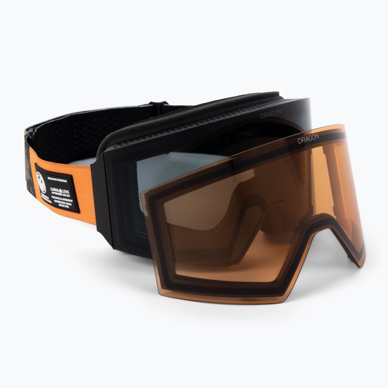 Lyžiarske okuliare Dragon RVX OTG black 43734-310