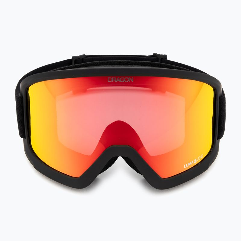 Lyžiarske okuliare DRAGON DX3 L OTG black/lumalens red ion 2