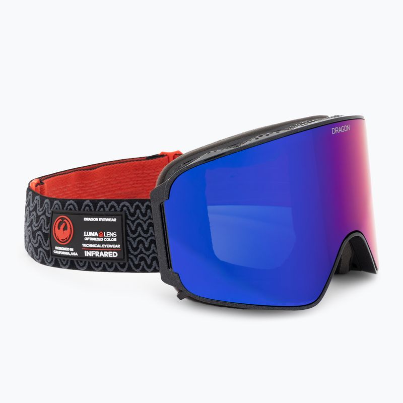 Lyžiarske okuliare DRAGON NFX MAG OTG obsidian/lumalens solace ir/violet 2