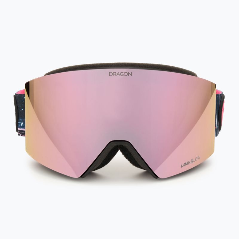 Lyžiarske okuliare DRAGON RVX MAG OTG bryan iguchi24/lumalens rose gold ion+midnight 3
